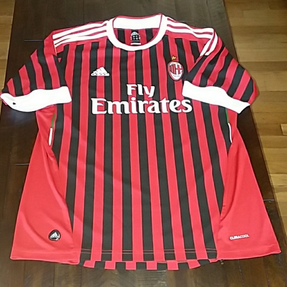 AC Milan Home Soccer Jersey New, no tags